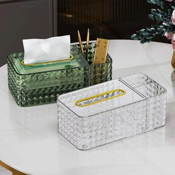 Luxury Diamond Pattern Tissue Box